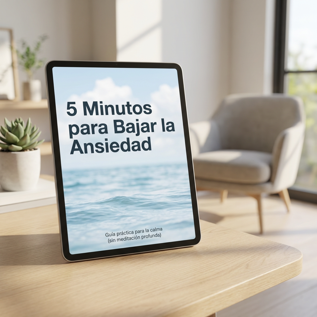 5 MINUTOS PARA BAJAR LA ANSIEDAD